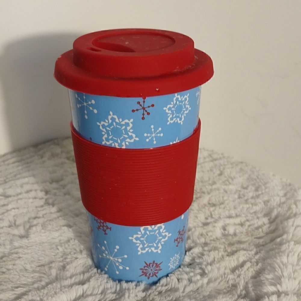 California Pantry Ceramic Snowflake Tumbler